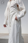 mame kurogouchi long shirt dress MM22SS DR033 white